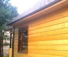 Имитация бруса из пластика - модель 1