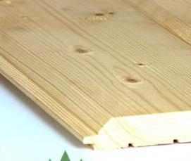 Имитация бруса Карельский шип - модель 1