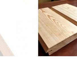 Имитация бруса Карельский шип - модель 2