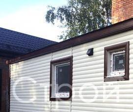 Имитация круглого бруса - вариант 1