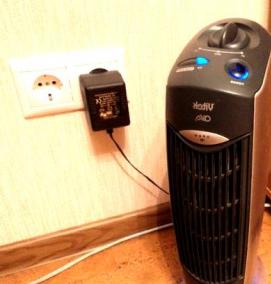 Ионизатор воздуха с бактерицидной уф лампой - вариант 1