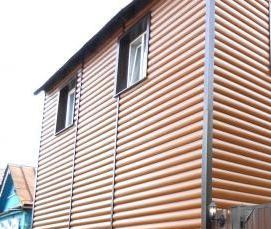 Искусственный блок-хаус - модель 1