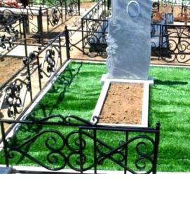 Искусственный газон на кладбище - тип 3