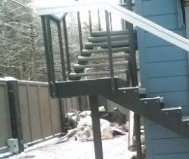 Изготовление эвакуационной лестницы - модель 1