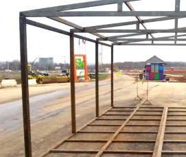 Изготовление металлоконструкций для азс - модель 1