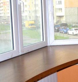 Изготовление пластиковых подоконников - вариант 3