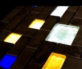 Изготовление светящейся тротуарной плитки - модель 4