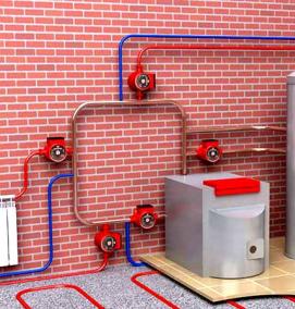 Кабель канал для отопления - вариант 3