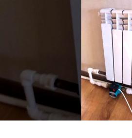 Кабель канал для отопления - вариант 2