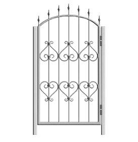 Кованая калитка