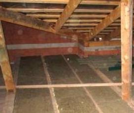 Каменная вата для утепления пола - вариант 1