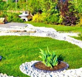 Каменный ландшафтный дизайн - вариант 1