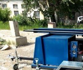 Канатное бурение скважин - модель 3