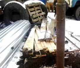 Канатное бурение скважин - модель 2