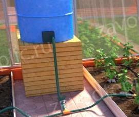 Капельная теплица - вариант 3