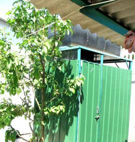 Каркас садового душа - тип 4