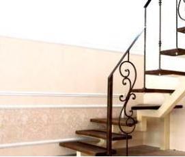 Каркасная металлическая лестница - тип 4