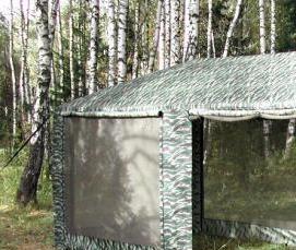 Каркасная зимняя теплица - вариант 3