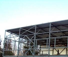 Каркасные ангары из металлоконструкций - тип 1