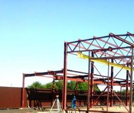 Каркасные ангары из металлоконструкций - тип 3