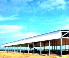 Каркасные ангары из металлоконструкций - тип 2
