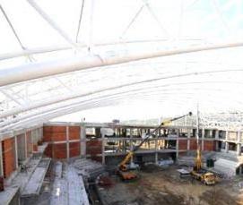 Каркасные строения из металлоконструкций - модель 1