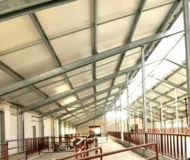 Каркасные строения из металлоконструкций - модель 2