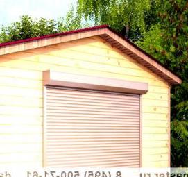 Каркасный гараж без фундамента - модель 1