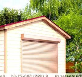 Каркасный гараж без фундамента - модель 4