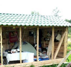 Каркасный утепленный сарай - вариант 2