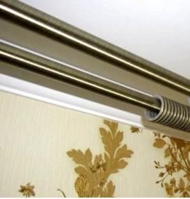Карнизы для занавесок потолочные - модель 1
