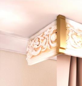 Карнизы подвесные потолочные - вариант 2