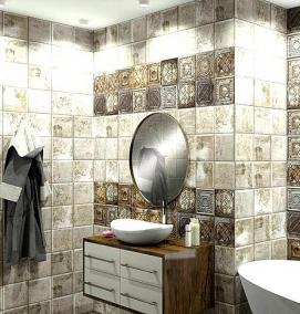 Керамогранит 20х20 серый - тип 4