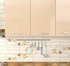 Керамогранит 600х1200 на фартук кухни - тип 2