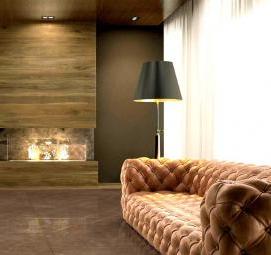 Керамогранит 60х60 голубой - вариант 3