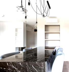 Керамогранит черный мрамор - тип 2