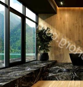 Керамогранит для пола 60х60 под мрамор матовый - тип 3