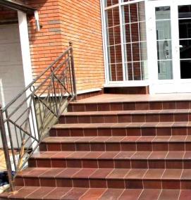 Керамогранит для уличного крыльца - модель 4