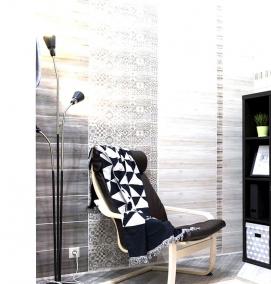 Керамогранит напольный белый - модель 1