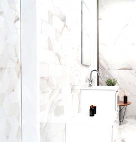 Керамогранит под мрамор с прожилками - тип 2