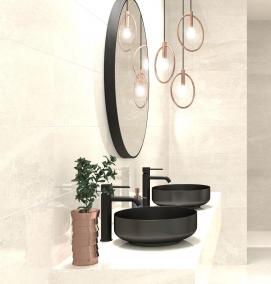 Керамогранит серо бежевый матовый - модель 1