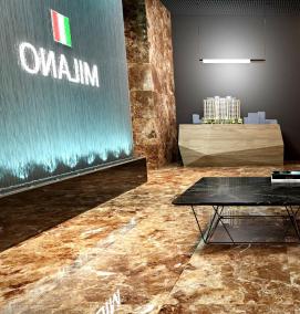 Керамогранит светло коричневый - вариант 2