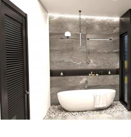 Керамогранит темно серый 600х600 - тип 4