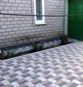 Керамогранитная тротуарная плитка - модель 4