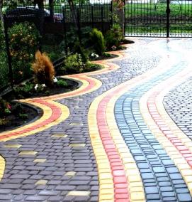 Керамогранитная тротуарная плитка - модель 3