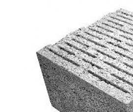 Керамзитобетонные блоки 100 мм - модель 2