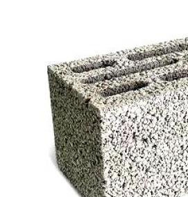 Керамзитобетонные блоки 20х20х40 - модель 4