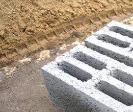 Керамзитобетонные блоки 250 мм - модель 3