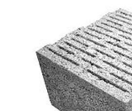 Керамзитобетонные блоки 300 мм - вариант 1