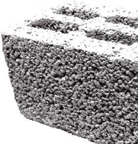 Керамзитобетонные блоки м35 - модель 2